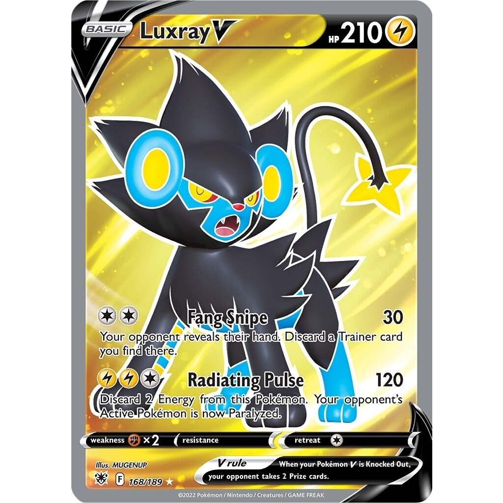 Luxray V (Full Art) (168/189) (SWSH10)