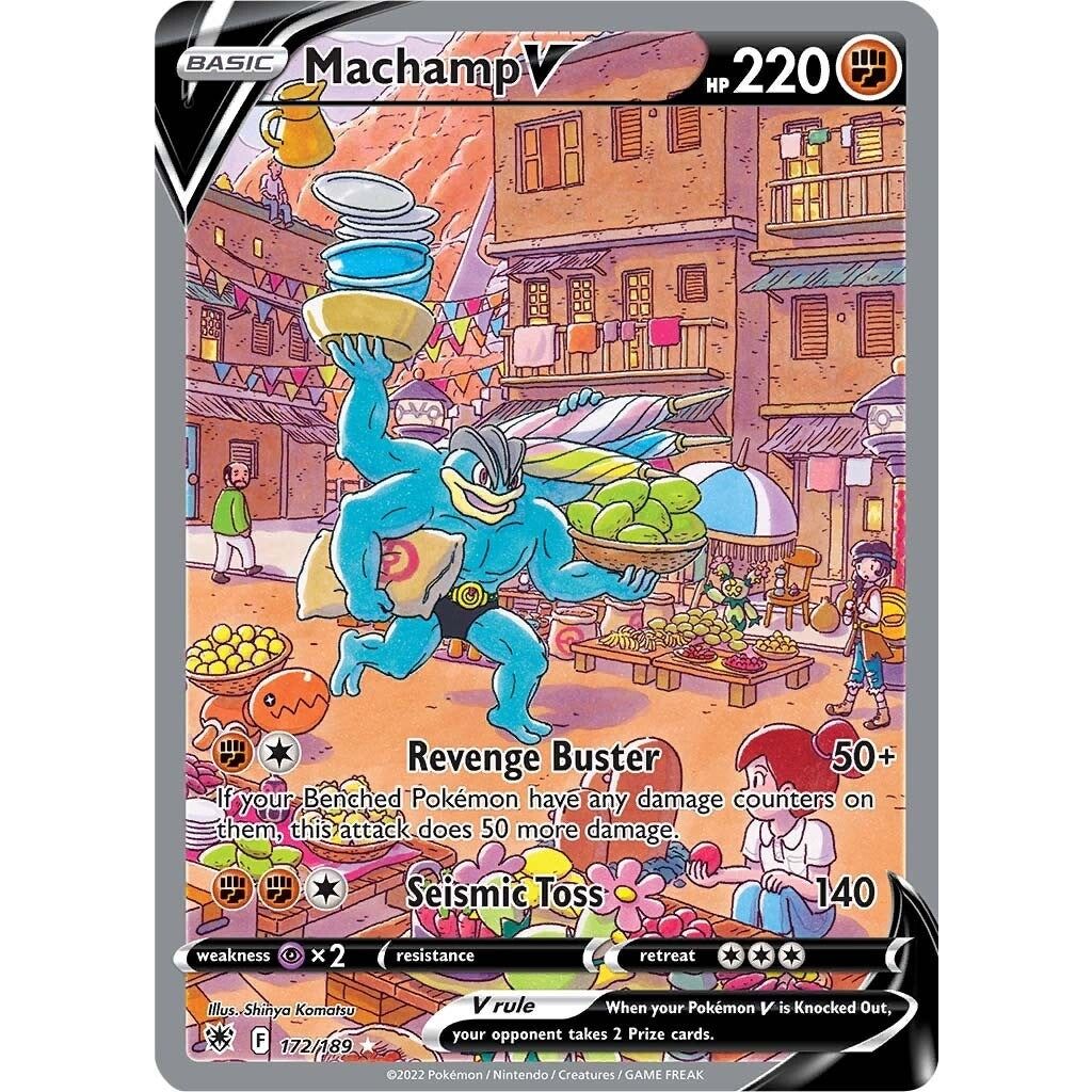 Machamp V (Alternate Full Art) (172/189) (SWSH10)