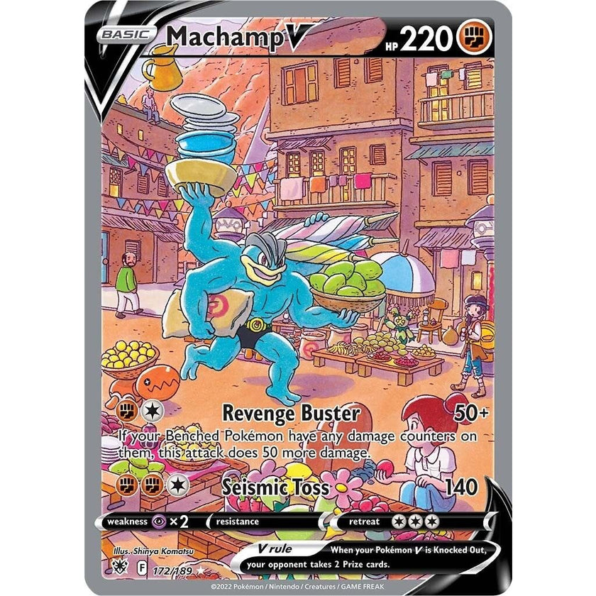 Machamp V (Alternate Full Art) (172/189) (SWSH10)