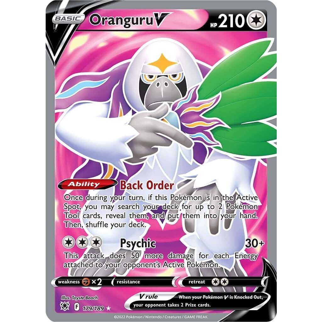 Oranguru V (Full Art) (179/189) (SWSH10)