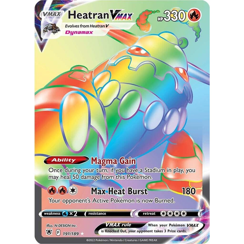 Heatran VMAX (Secret) (191/189) (SWSH10)