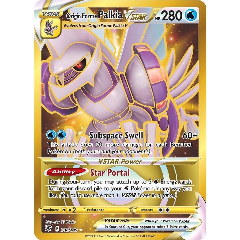 Origin Forme Palkia VSTAR (Secret) (208) (208/189) (SWSH10)