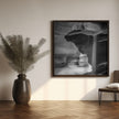 Art mural MONOCHROME ANTELOPE CANYON Sable coulé