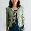 Ladies Celeste Bamboo Cardigan | Sage