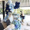 Blue & Gold Balloon Arch Kit – 12