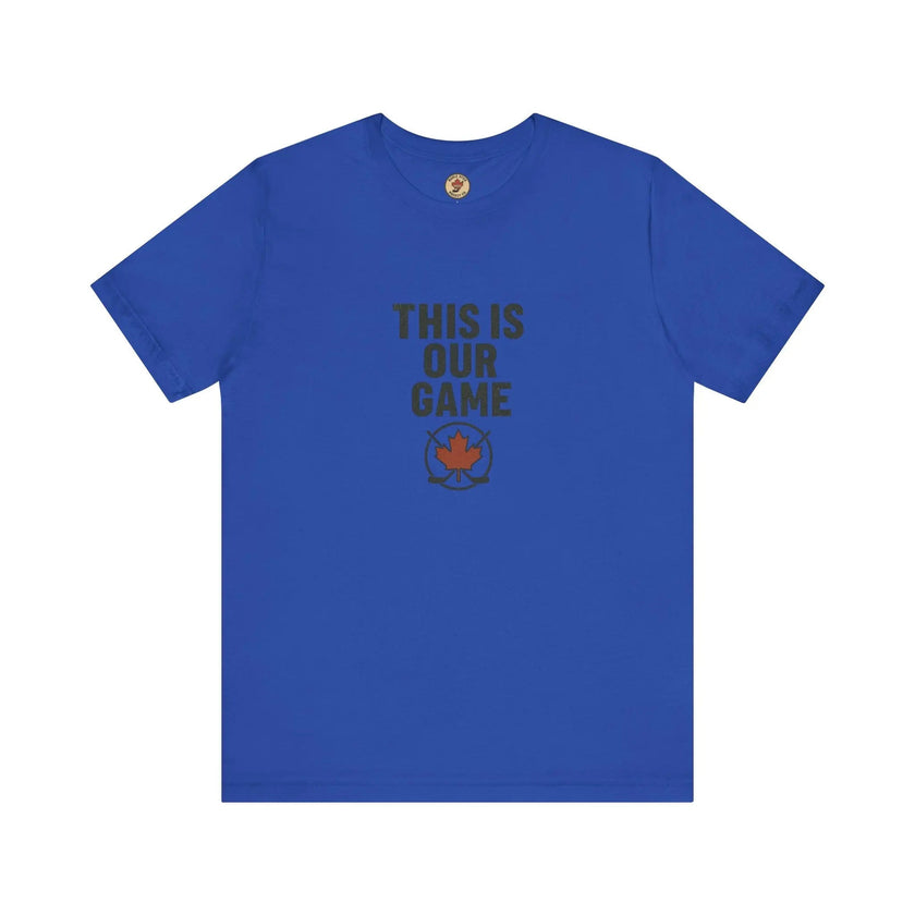 Canada Maple Leaf Hockey T-Shirt – This Is Our Game Tee