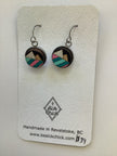 Two Mountains Dangle Earrings - Sick Chick ( Revelstoke, BC)