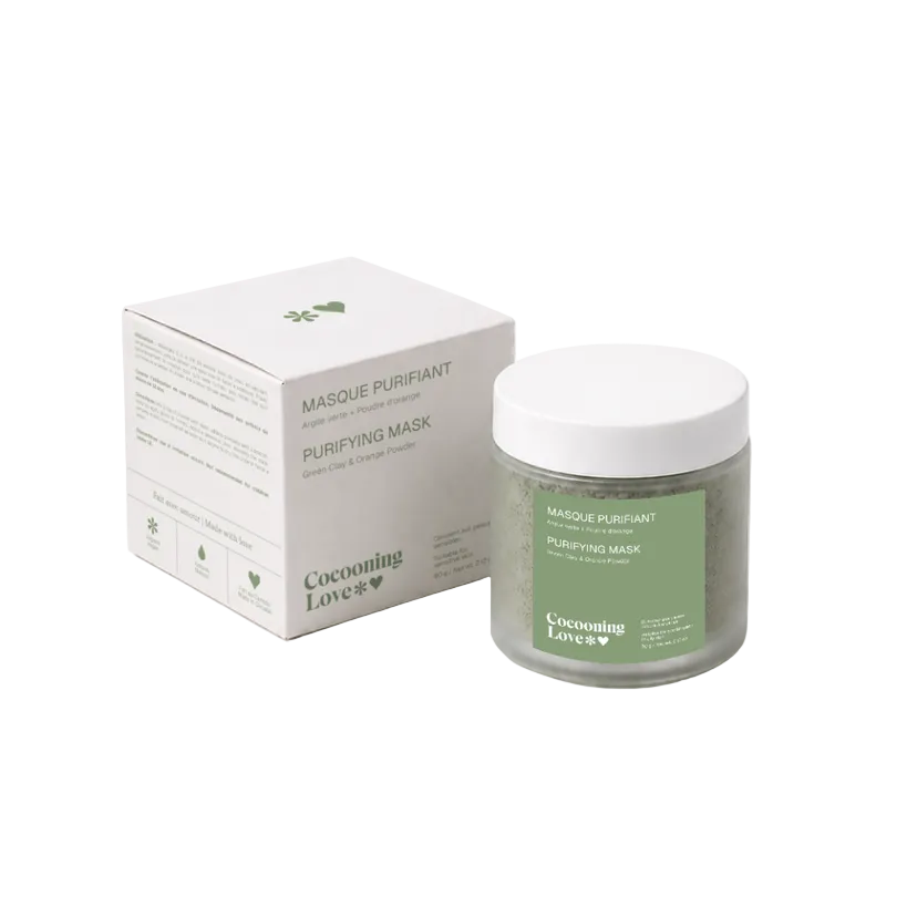 Masque vert visage et cheveux - Nettoie et purifie