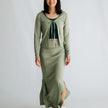 Ladies Celeste Bamboo Cardigan | Sage