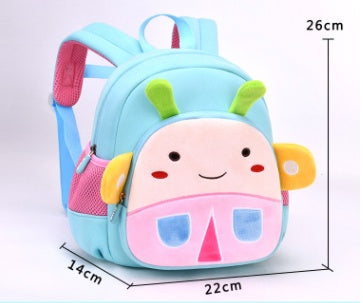 Cute Animal Kids Anti-Lost Neoprene Backpack – Kindergarten School Bag for Toddlers (9 Styles)