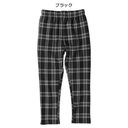 西松屋 裏ぽか チェック総柄パンツ 正規品