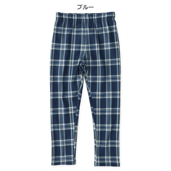 西松屋 裏ぽか チェック総柄パンツ 正規品