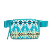New Bohemian Print Waist Bag With Adjustable Shoulder Strap Fashion Casual Outdoor Running Crossbody Waist  Bag For Women