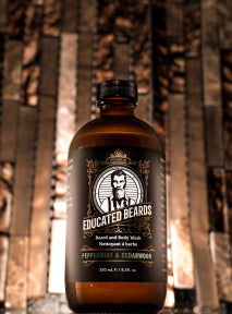 Educated Beards - Beard & Body Wash Peppermint Cedar (250ml)
