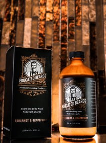 Educated Beards - Beard & Body Wash Brgmt Grpefrt (250ml)