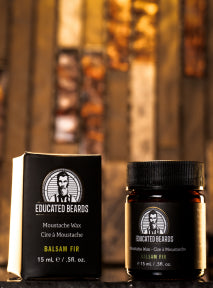 Educated Beards - Moustache Wax Balsam Fir (15ml)