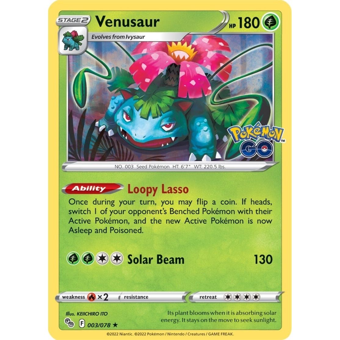 Venusaur (003/078) (PGO)