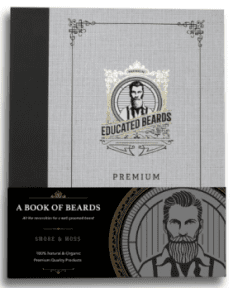 Educated Beards - Book of Beards - Smoke & Moss (1kit)