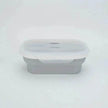 Portable Silicone Foldable Compressible Lunch Box container