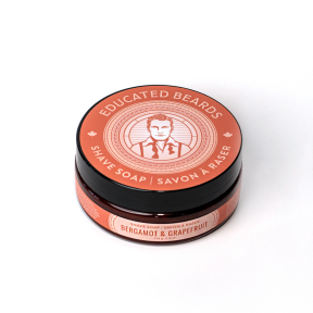Educated Beards - Bergamot and Grapefruit Shave Soap (114g)