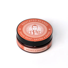 Educated Beards - Bergamot and Grapefruit Shave Soap (114g)