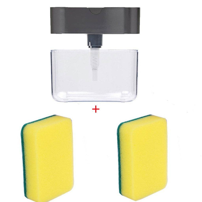 Household brush pot presser dish wash dish brush Soap Dispenser