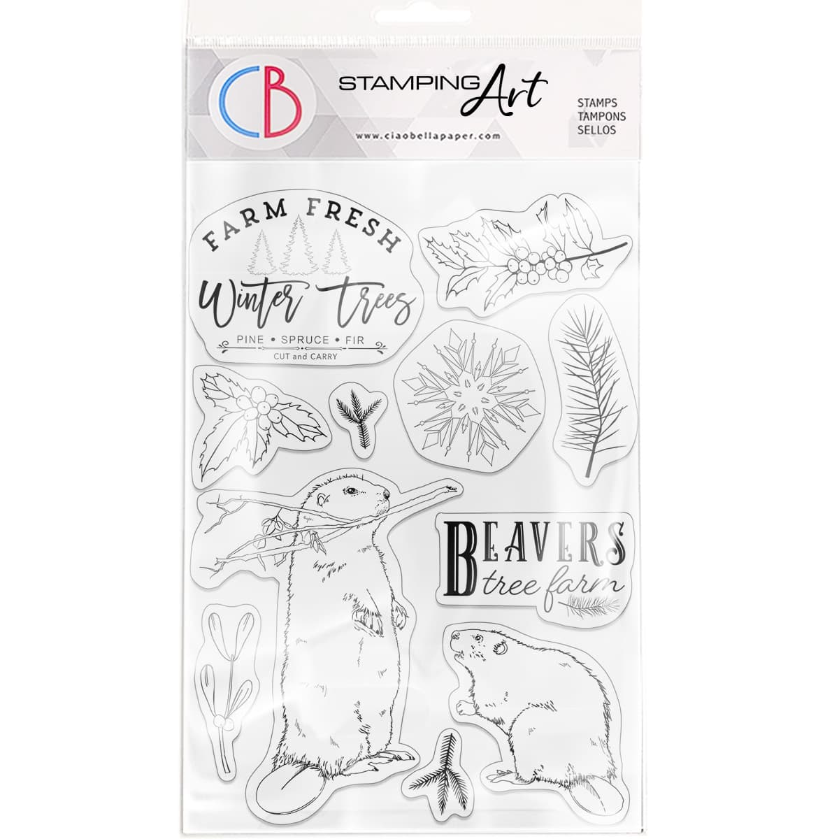 Ciao Bella Clear Stamp Set 6