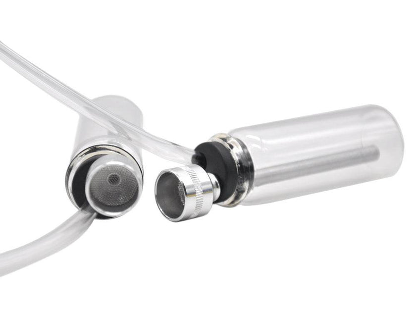 Glass pipe made of metal aluminum hookah
