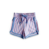 Kids' Bamboo Track Shorts | Parlour Stripe