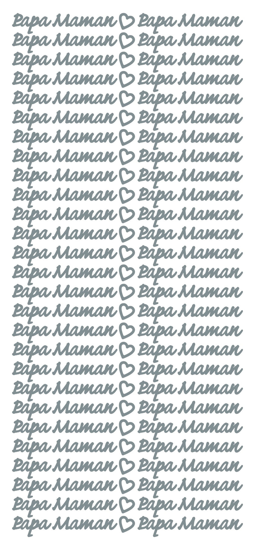 Peel Off Stickers - Papa Maman