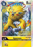 Apemon (2022 Championship Online Regional) [Online Champion] (BT6-038) - Double Diamond Foil