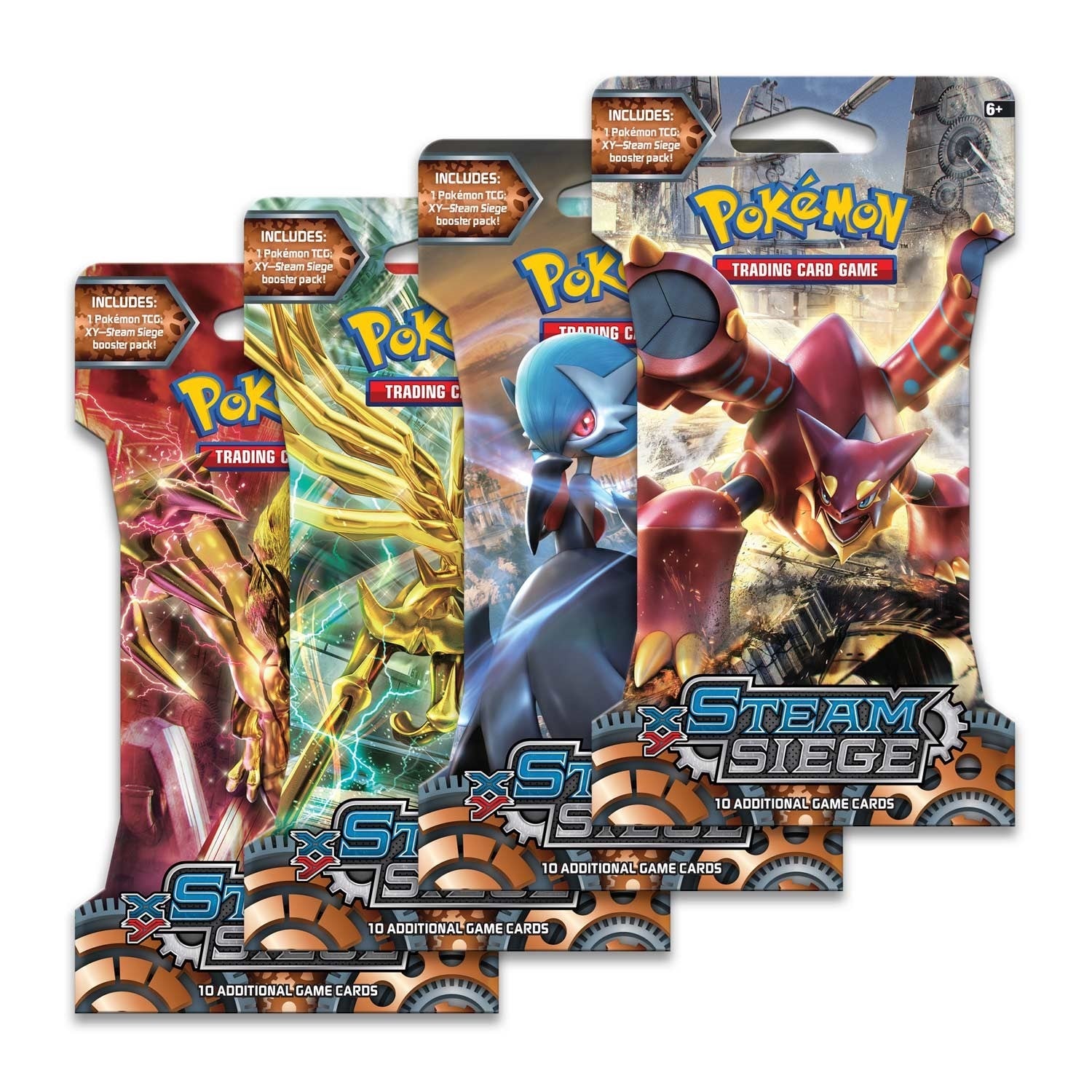Steam Siege Sleeved Booster Pack Art Bundle [Set of 4]