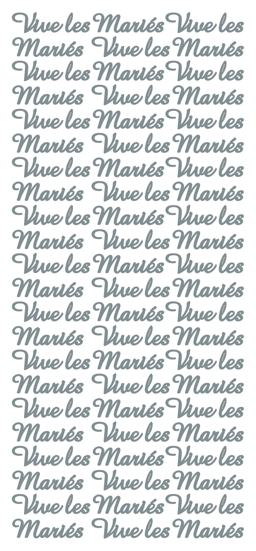 Peel Off Stickers - Vive les Mariés