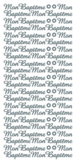 Peel Off Stickers - Mon Baptême