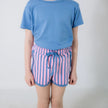 Kids' Bamboo Track Shorts | Parlour Stripe