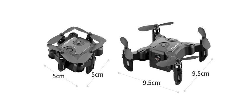 Mini Folding Drone with HD Camera, WiFi FPV, Altitude Hold, 360° Rolls