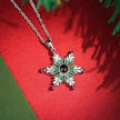 Snowflakes Christmas Necklace gift for women
