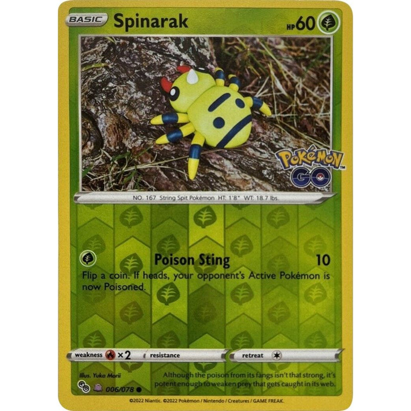 Spinarak (Peelable Ditto) (006/078) (PGO)