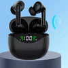 Bluetooth 5.3 Wireless Earbuds Noise Cancelling IPX8 Waterproof TWS Trucker Headset NFC