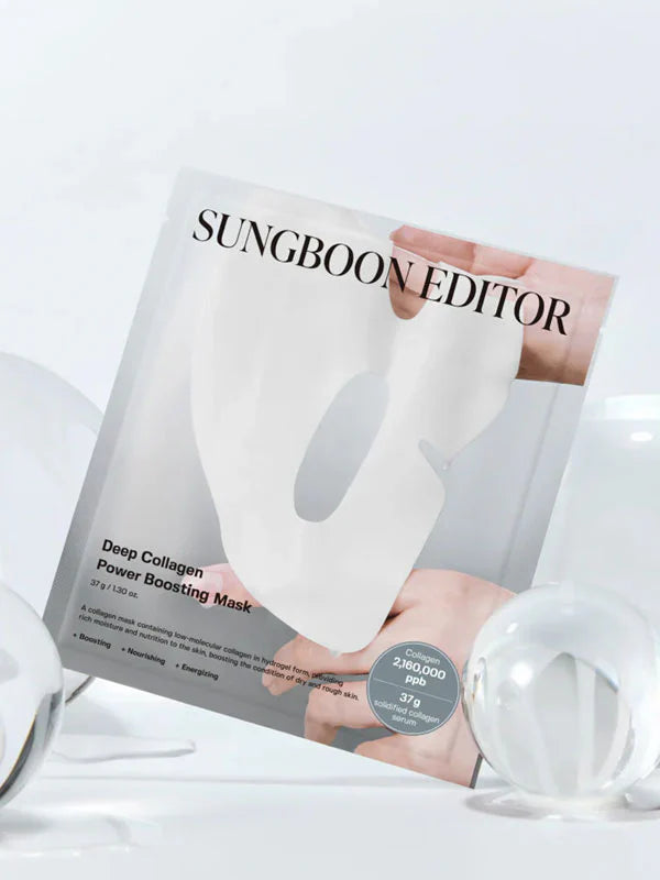 Sungboon Editor Deep Collagen Power Boosting Mask 37g - 1 BOX / 4 PCS