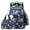 3 in 1 set Primary School Girls Backpack Lunch Bag and Pencil Pouch