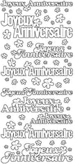 Peel-Off Stickers - Joyeux Anniversaire