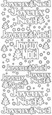 Peel-Off Stickers - Joyeux Noel
