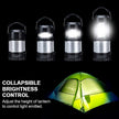 Collapsible COB Camping Lantern – Portable LED Tent Light with Brightness Control