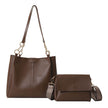 Two-piece Set Large Capacity Leather Totes shoulder Work Commuter Bag