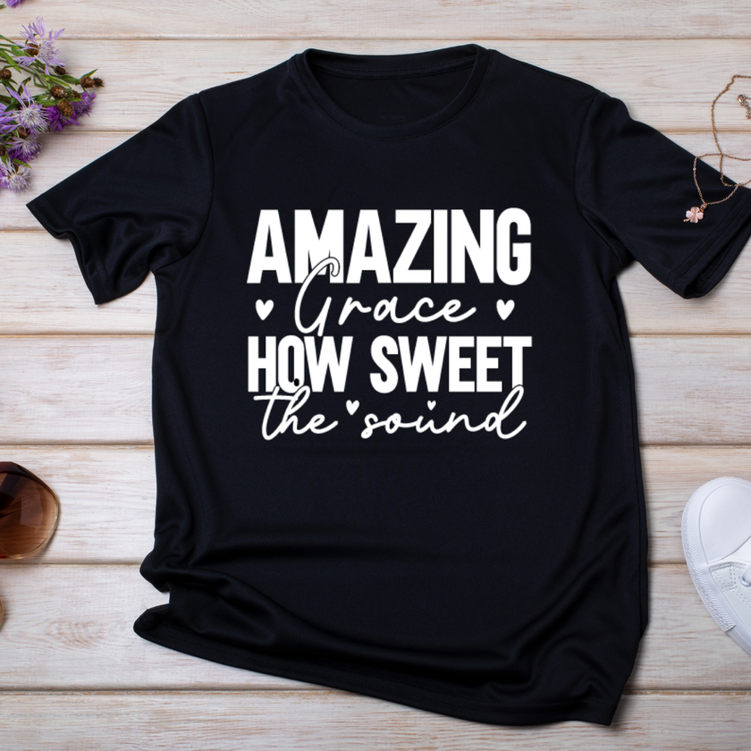 Amazing Grace How Sweet the Sound UV DTF/DTF TRANSFER
