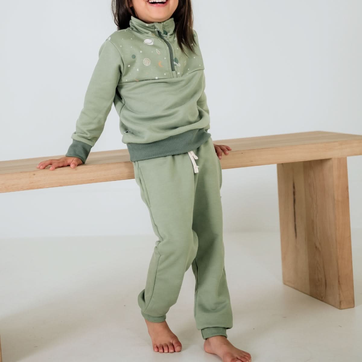 Baby/Kids' Bamboo Fleece Joggers | Cranberry