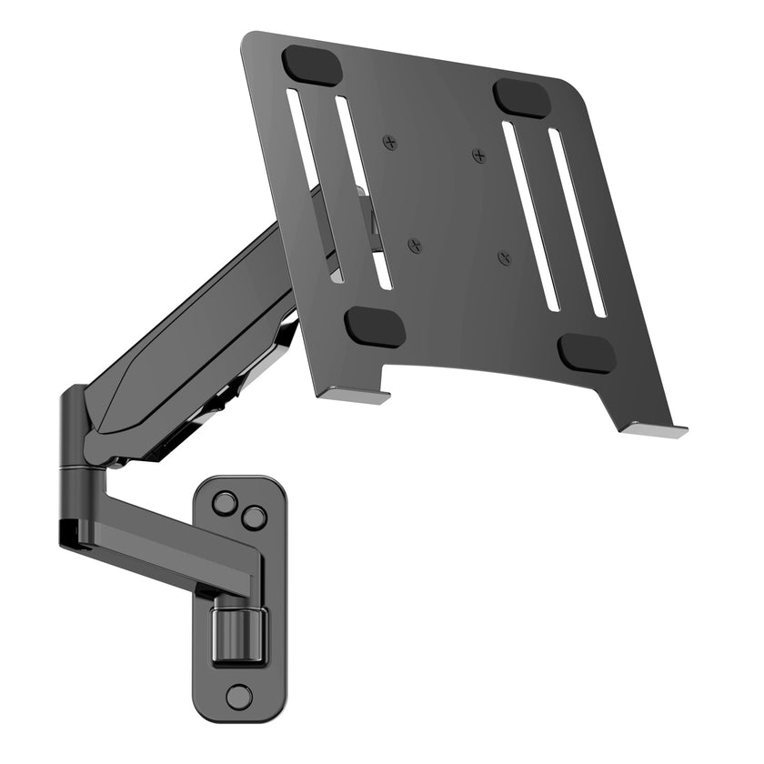 UPGRAVITY Laptop Wall Mount 2-in-1 Gas Spring Wall Holder with Laptop Tray for 12