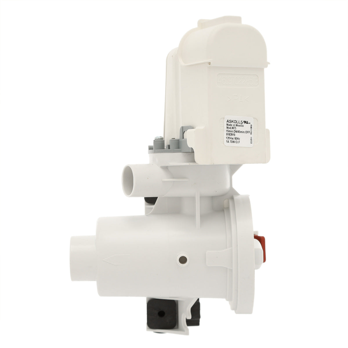 Pompe de vidange 280187 pour machines à laver Whirlpool et KitchenAid