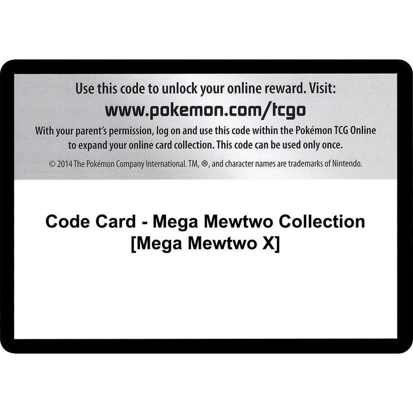 Code Card - Mega Mewtwo Collection [Mega Mewtwo X] (BKT)